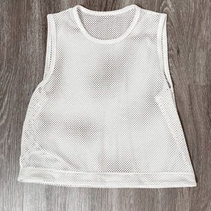 Lululemon Sweat Your Heart Out Mesh Tank